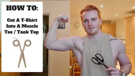 How To Cut A T Shirt Into A Tank Top