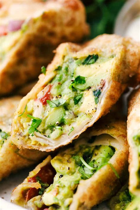 1/2 t very finely chopped red onions. The Best Avocado Egg Rolls (Cheesecake Factory Copycat ...