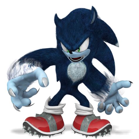 Sonic The Werehog Render By Nibroc Rock On Deviantart