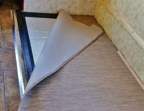 How to level a slide out on a camper. Review of Infinity LWV Flooring for the RV