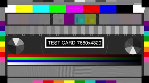 Tv Color Calibration Test Stock Video Footage 4k And Hd