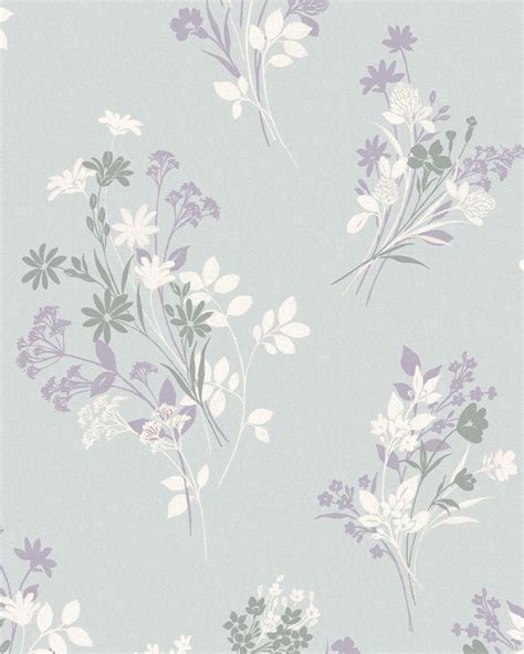 Igerna Pale Duck Egg Blue Wallpaper