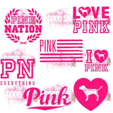 Love Pink Logo Svg Etsy