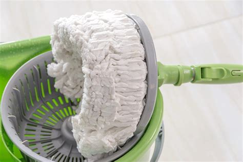 Before using a brand new mop head, soak it in cool water to get rid of the coating added by the manufacturer. Here's How Often You Should Clean Everything in Your Home