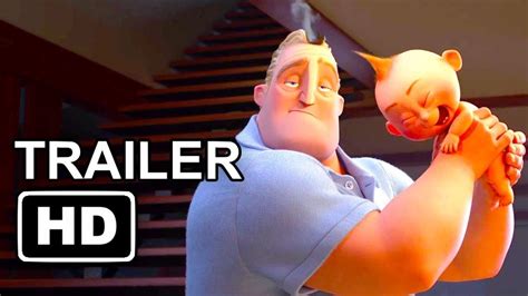 Incredibles 2 Official Trailer 1 2018 Disney Pixar Animated Movie Hd Pixar Animated Movies