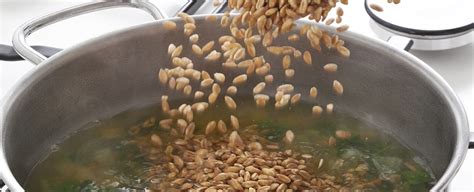 Scolate, passate sotto l' acqua fredda in modo da bloccare la cottura, mettere in un'ampia ciotola e tenere da parte. Come cucinare il farro | Sale&Pepe