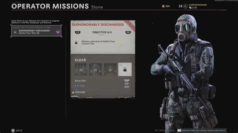How To Complete The Dishonorably Discharged Operator Mission For Stone