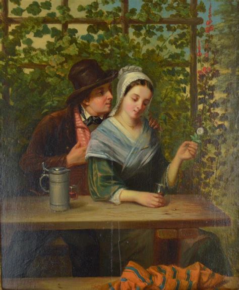 Theodore Ceriez ‘1832 1904 Painting Depicting Romantic