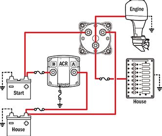 Battery Management Wiring Schematics For Typical Applications Blue Sea Systems