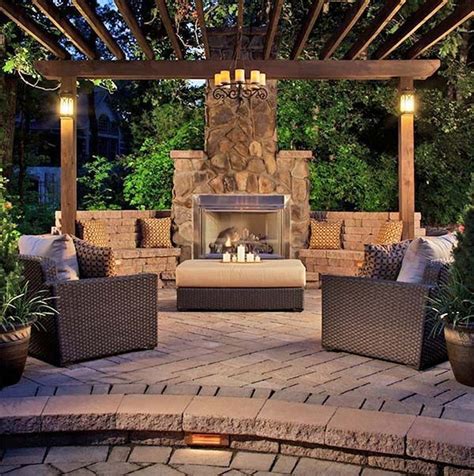 Amazing Outdoor Fireplace Design 05 Modern Outdoor Fireplace