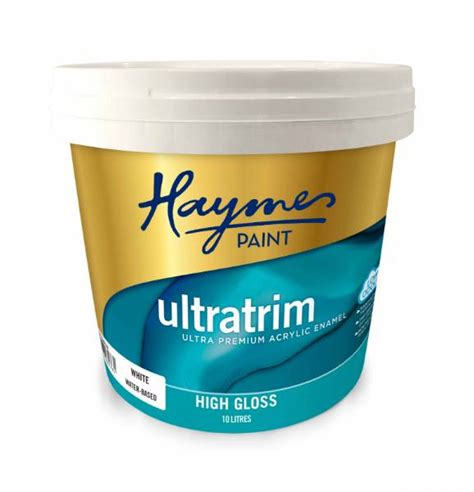 Ultra Premium Ultratrim Acrylic Enamel High Gloss Haymes Paint Nbs