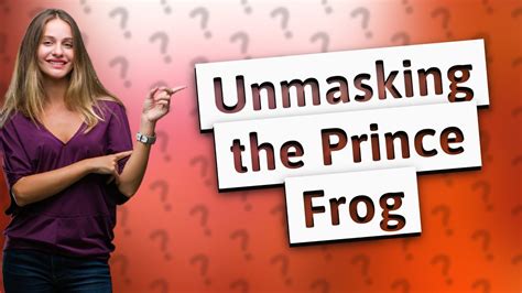 Who Is The Prince Frog Masked Singer Youtube
