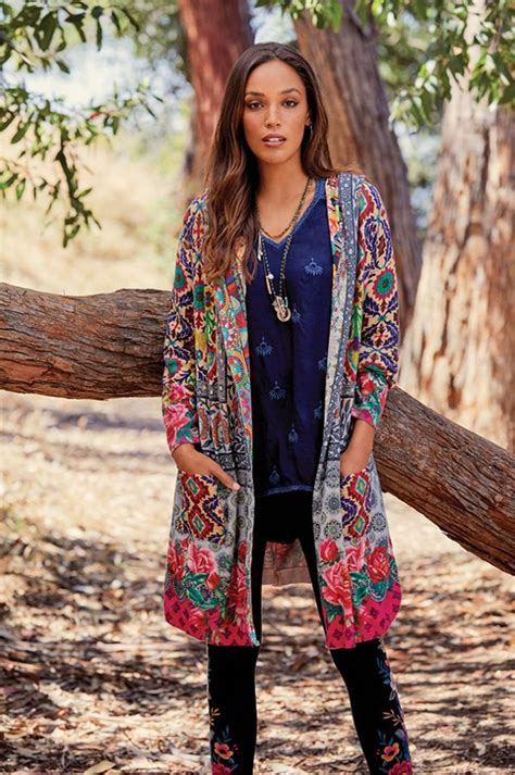 Schell Printed Duster Image 1 Boho Floral Boho Chic Top Spirit Fashion