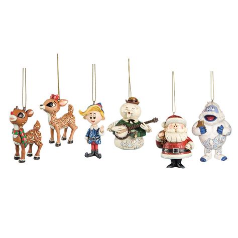 rudolph the red nosed reindeer hanging ornament set with rudolph clarice hermie sam the