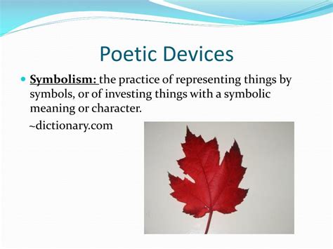 Ppt Poetic Devices Powerpoint Presentation Free Download Id7102331