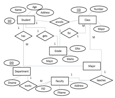 University Er Diagram Example