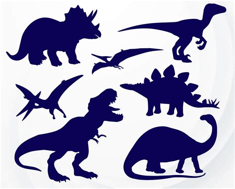 Dinosaur SVG T Rex SVG File For Cricut Dinosaur Silhouette Etsy