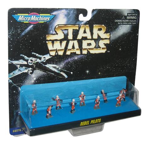 Star Wars Rebel Pilots Micro Machines Galoob Toy Mini Figure Set