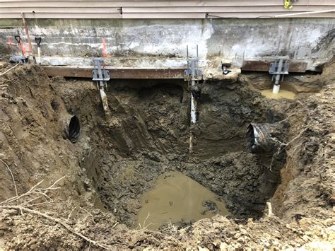 Foundation Repair Using Helical Piles Chance Helical Pier Installer