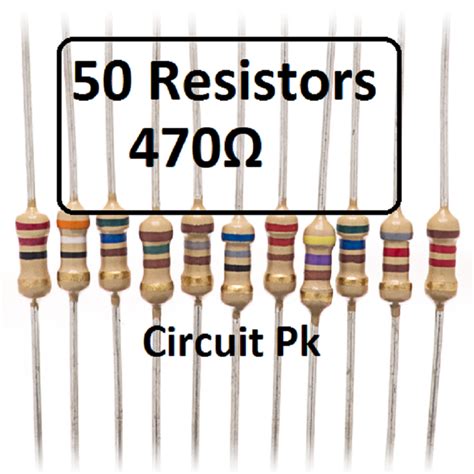 Pack Of 470 Ohm Resistor 470 Ohm Resistors 14w