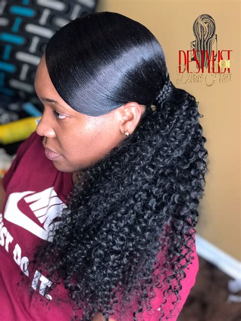 Swoop ponytail 😍 | Feed in ponytail, Feed in braid, Beauty lounge
