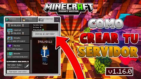 Mods for minecraft pe es una caja de herramientas todo en uno que te ayuda a instalar mods, addons, maps, resources, skins de mcpe de forma fácil y esta es una aplicación no oficial para minecraft pocket edition. Cómo CREAR un SERVIDOR RÁPIDO para MINECRAFT PE 1.16.0 ...