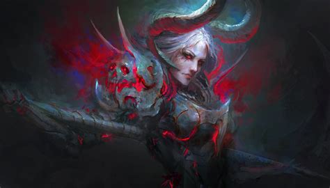 See more ideas about dark fantasy, necromancer, fantasy characters. Female Demon Wallpaper (70+ images)