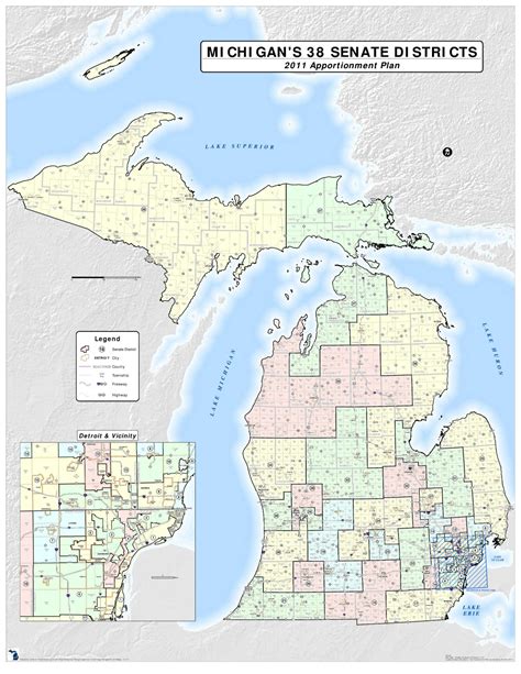 Michigan State Police District Map