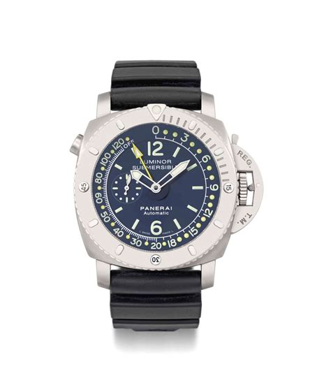 Panerai A Large Titanium Limited Edition Automatic Divers Wristwatch