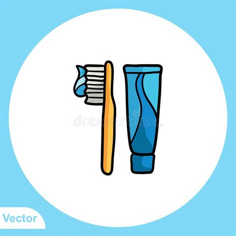 toothpaste flat icon sign symbol stock illustration illustration of isolated implant 172156771