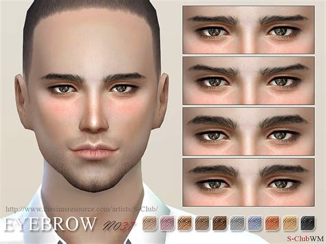 The Sims Resource S Club Wm Thesims4 Eyebrows 37m