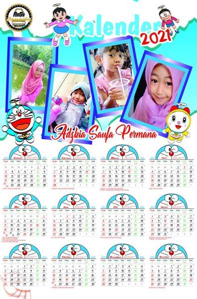Jual Dijual Kalender Foto Custom 2021 Limited Di Lapak Khaafidh Bukalapak
