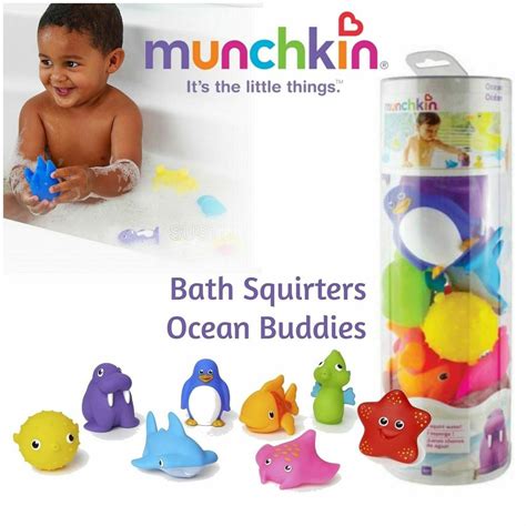 Munchkin Bath Squirters Ocean Buddies 8pk Everything Else