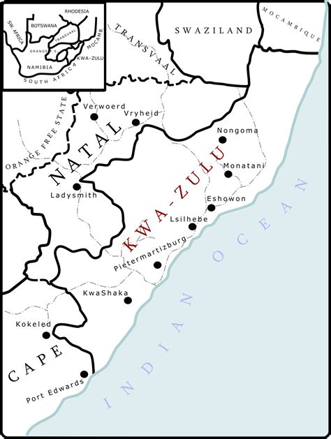 Zuluculture.co.za history of the zulu kingdom. Map Zulu Kingdom