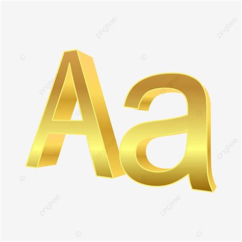 Alphabet Effect Vector Hd Images Golden Effect 3d Alphabet 3d Golden