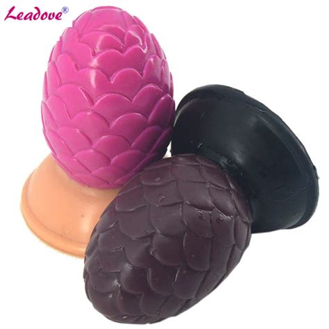 Sex Product Pine Cone Shape Dildo Silicone Anal Plug Designed Sex Toy For Woman Masturbate