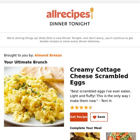 Creamy Cottage Cheese Scrambled Eggs Allrecipes
