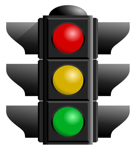 Traffic Light Vector Png