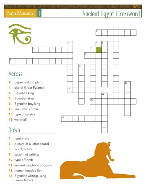 Add your answer to the crossword database now. Ancient Egypt Crossword