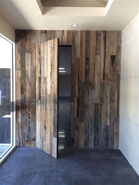 Maybe you would like to learn more about one of these? Reclaimed wood wall panels with custom hidden door. - Yelp