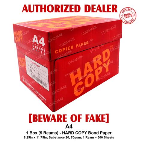 Hard Copy Bond Paper A4 825x1175in Bond Papers Copy Paper Papers