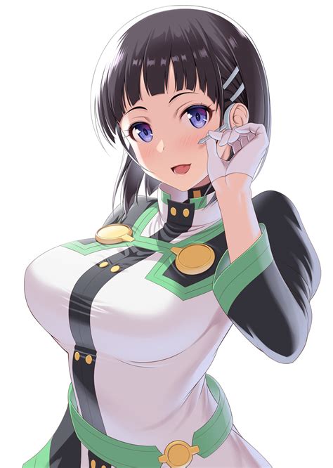 Kawase Seiki Kirigaya Suguha Sword Art Online Highres 1girl Black Hair Blush Breasts