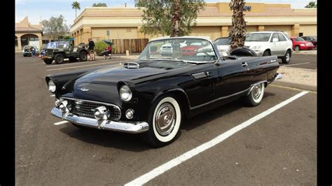 1956 Ford Thunderbird T Bird Convertible In Black Paint My Car Story