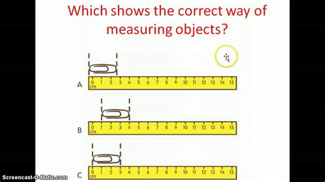 The first explicit definition we could find of its length was after 1066 when it was defined as the length of three barleycorns. Lesson 3 Measuring with Centimeters - YouTube
