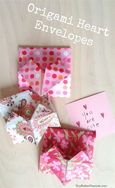 Super Secret Origami Heart Envelope • Craftwhack Valentines Origami