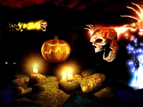 Holidays 3d Screensavers Halloween Cool Spooky Halloween 3d