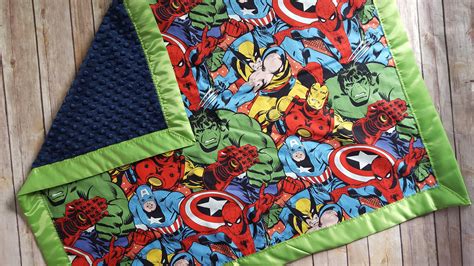 Superhero Blanket Marvel Superhero Blanket Superhero Minky