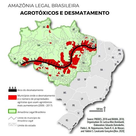 Arco Do Desmatamento Mapa