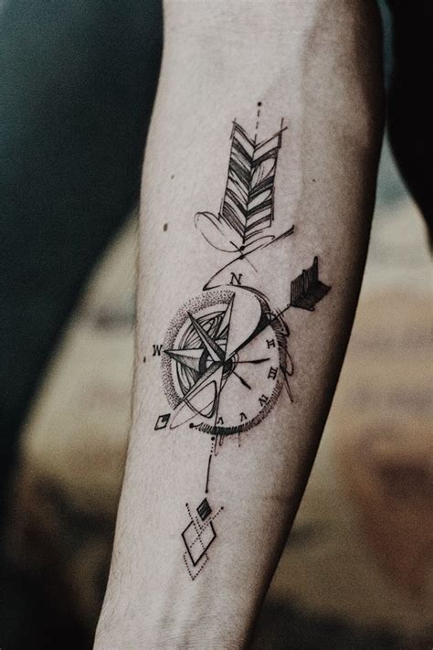 35 Cool And Stylish Arrow Tattoos For Men In 2020