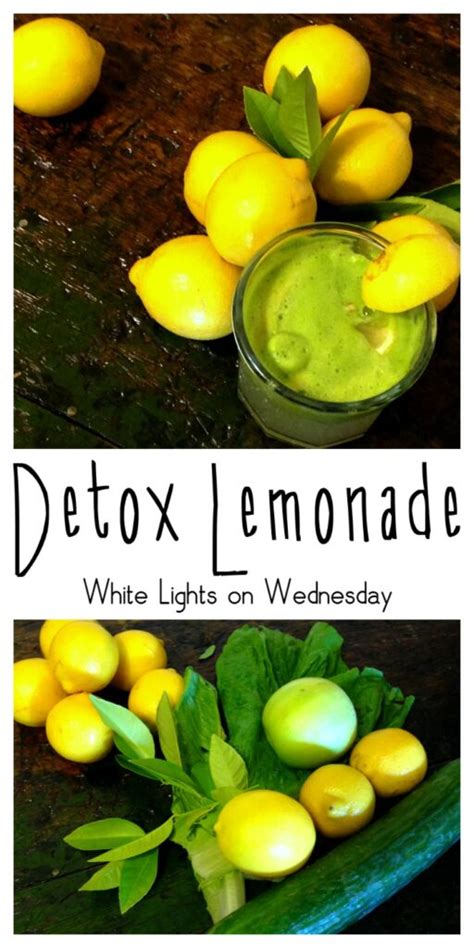 Detox Lemonade White Lights On Wednesday